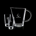 43 Oz. Crystalline Frazier Pitcher w/ 2 Hiball Glasses